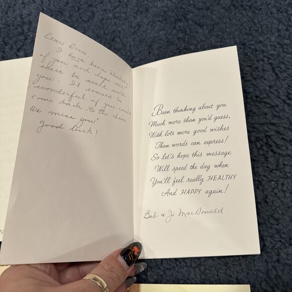 Vintage Lot Of 6 used get well cards - Picture 6 of 12